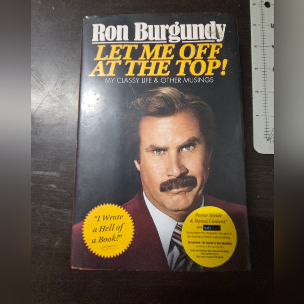 Ron Burgundy Book 'Let Me Off at the Top!'
